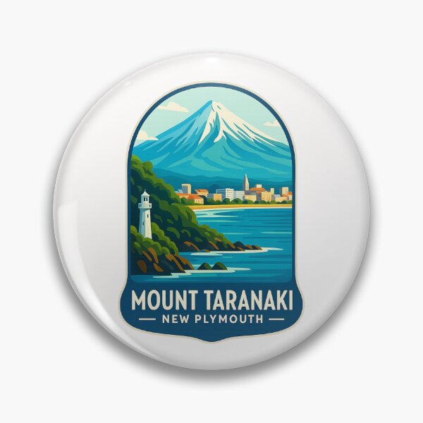 Item preview,  Mount Taranaki Overlooking New Plymouth and the Tasman Sea, New Zealand designed and sold by Places On Earth.
