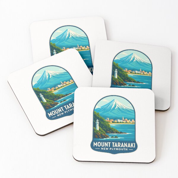 Item preview, Mount Taranaki Overlooking New Plymouth and the Tasman Sea, New Zealand designed and sold by Places On Earth.