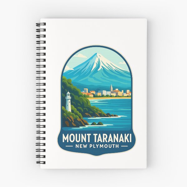Item preview,  Mount Taranaki Overlooking New Plymouth and the Tasman Sea, New Zealand designed and sold by Places On Earth.