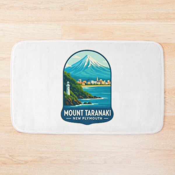 Item preview,  Mount Taranaki Overlooking New Plymouth and the Tasman Sea, New Zealand designed and sold by Places On Earth.