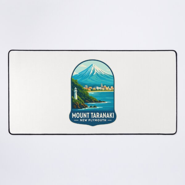 Item preview,  Mount Taranaki Overlooking New Plymouth and the Tasman Sea, New Zealand designed and sold by Places On Earth.