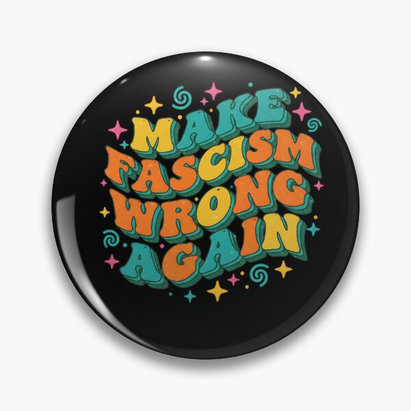 Item preview, Make Fascism Wrong Again Political T-Shirt, Resistance Shirt, Protest Shirt, Progressive Tee, Anti- Trump Vance designed and sold by THREE LITTLE BEANS.