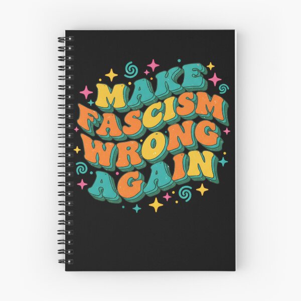 Item preview, Make Fascism Wrong Again Political T-Shirt, Resistance Shirt, Protest Shirt, Progressive Tee, Anti- Trump Vance designed and sold by THREE LITTLE BEANS.