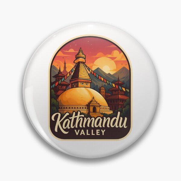 Item preview,  Sunset Over Boudhanath Stupa in the Kathmandu Valley, Nepal designed and sold by Places On Earth.