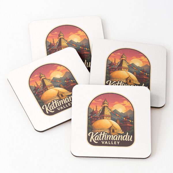 Item preview,  Sunset Over Boudhanath Stupa in the Kathmandu Valley, Nepal designed and sold by Places On Earth.