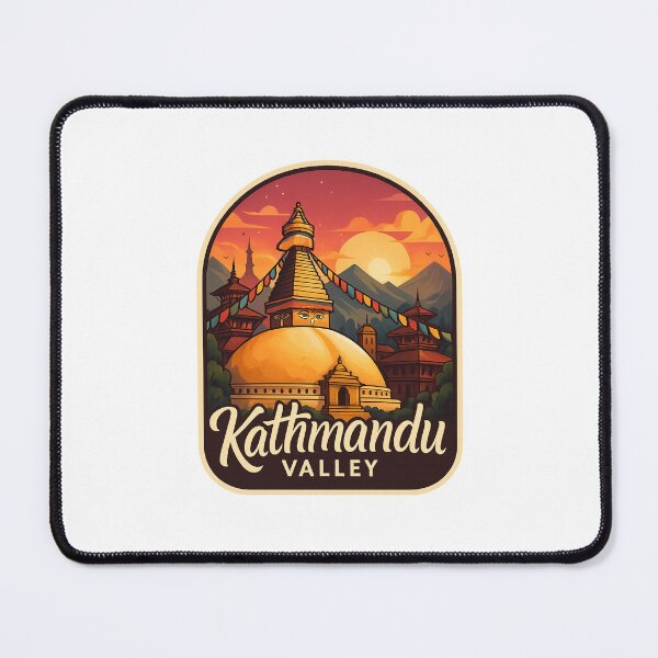 Item preview, Sunset Over Boudhanath Stupa in the Kathmandu Valley, Nepal designed and sold by Places On Earth.