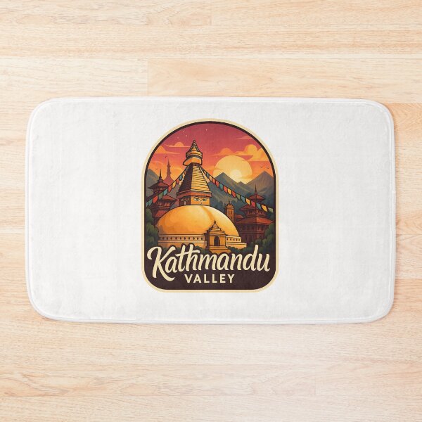 Item preview,  Sunset Over Boudhanath Stupa in the Kathmandu Valley, Nepal designed and sold by Places On Earth.