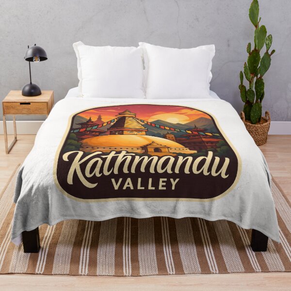Item preview,  Sunset Over Boudhanath Stupa in the Kathmandu Valley, Nepal designed and sold by Places On Earth.