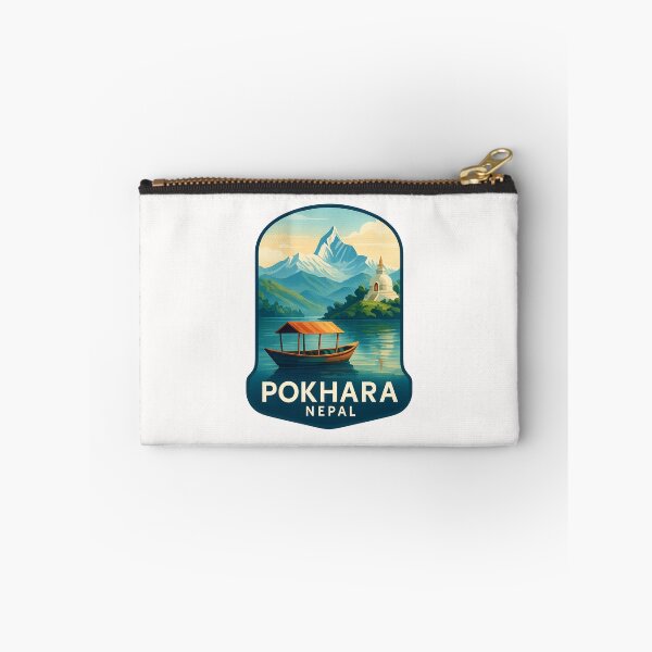 Item preview,  Phewa Lake and World Peace Pagoda in Pokhara, Nepal designed and sold by Places On Earth.
