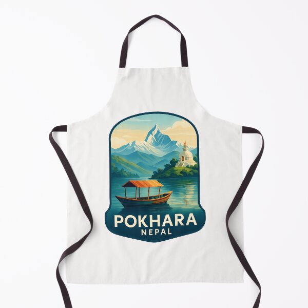 Item preview, Phewa Lake and World Peace Pagoda in Pokhara, Nepal designed and sold by Places On Earth.