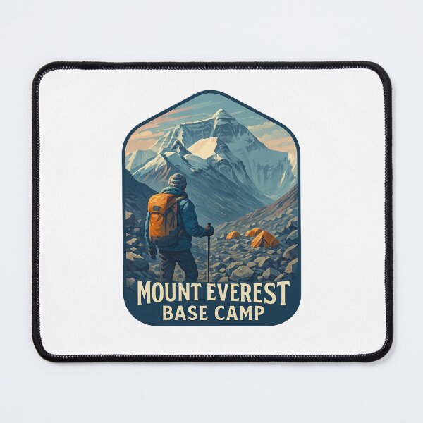 Item preview, Trekker at Mount Everest Base Camp in Solukhumbu District, Nepal designed and sold by Places On Earth.