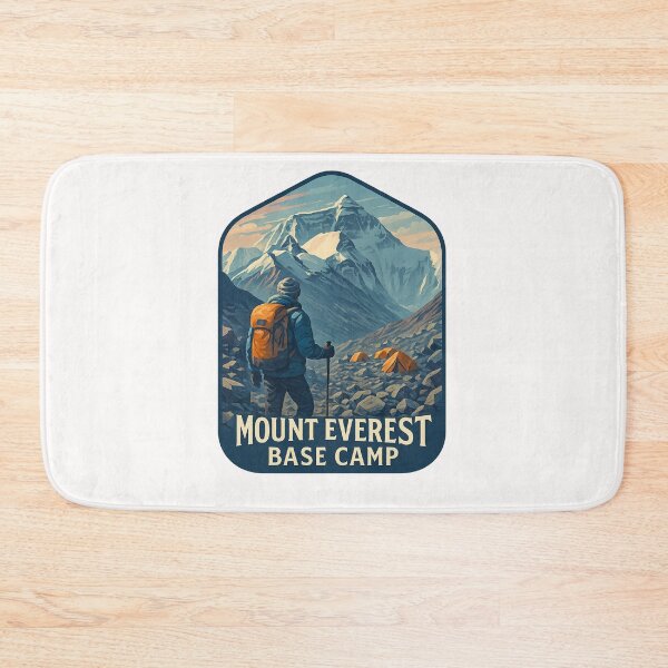 Item preview, Trekker at Mount Everest Base Camp in Solukhumbu District, Nepal designed and sold by Places On Earth.