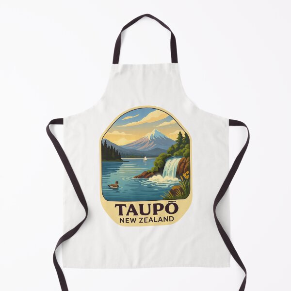 Item preview, Lake Taupō and Mount Ruapehu in Waikato, New Zealand designed and sold by Places On Earth.