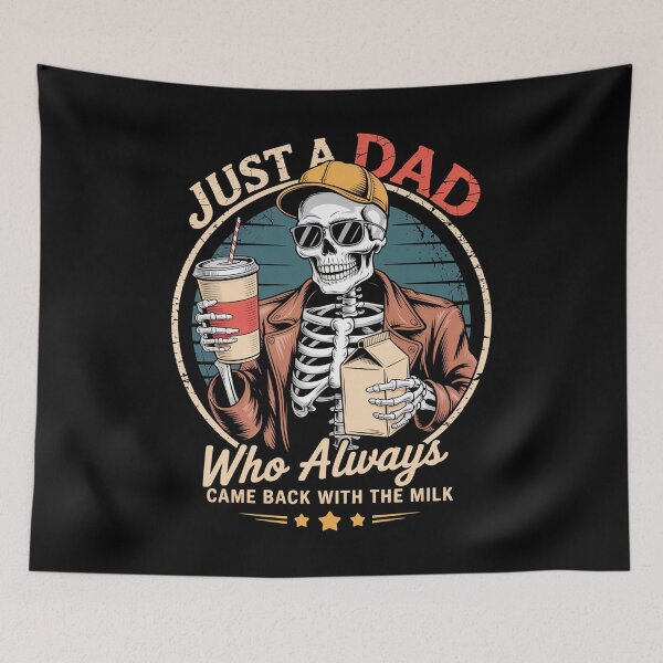 Item preview, Just A Dad Who Always Came Back With The Milk Fathers Day designed and sold by Elenasriveras.