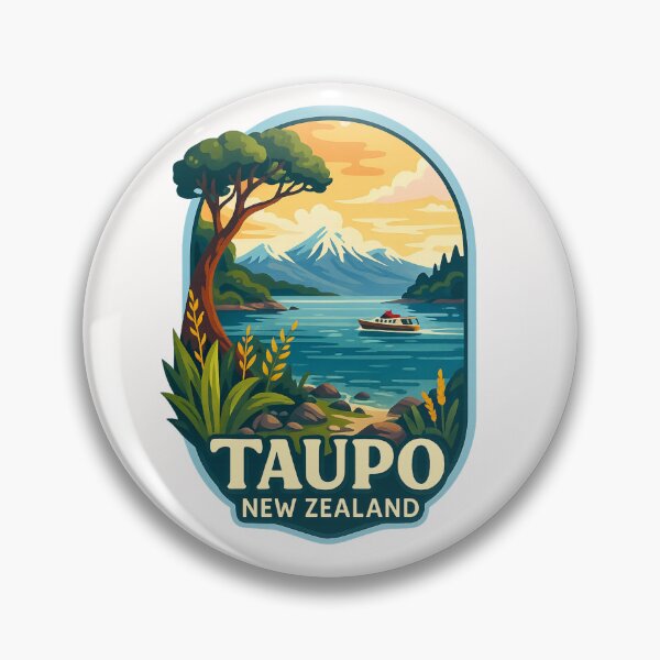 Item preview,  Scenic Lake Taupō with Mount Tongariro, Waikato Region designed and sold by Places On Earth.