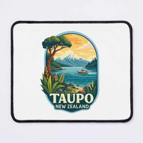 Item preview,  Scenic Lake Taupō with Mount Tongariro, Waikato Region designed and sold by Places On Earth.