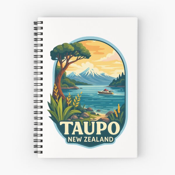 Item preview,  Scenic Lake Taupō with Mount Tongariro, Waikato Region designed and sold by Places On Earth.