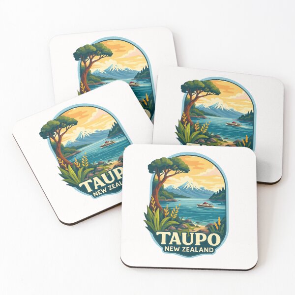Item preview,  Scenic Lake Taupō with Mount Tongariro, Waikato Region designed and sold by Places On Earth.