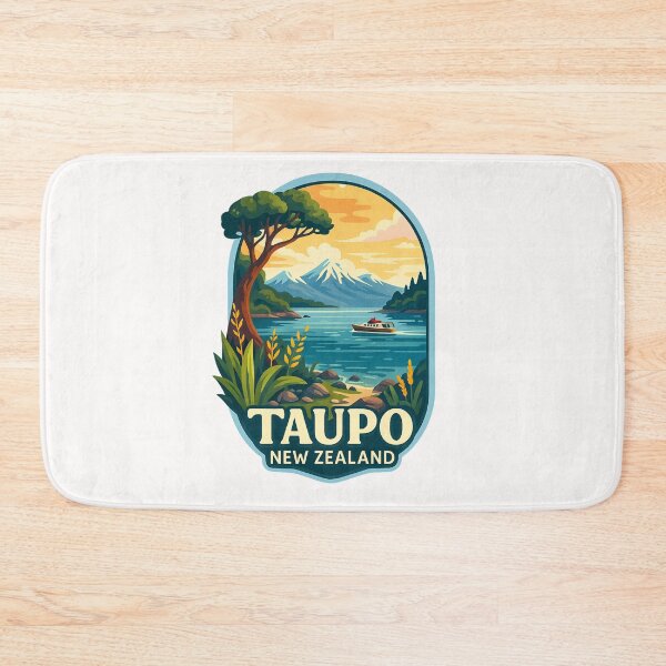 Item preview,  Scenic Lake Taupō with Mount Tongariro, Waikato Region designed and sold by Places On Earth.