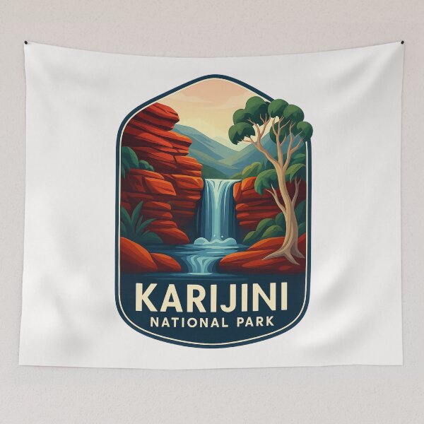 Item preview,  Waterfall Gorge in Karijini National Park, Pilbara, Western Australia designed and sold by Places On Earth.