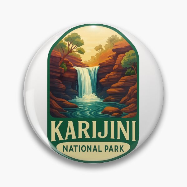 Item preview,  Dales Gorge and Waterfall in Karijini National Park, Western Australia designed and sold by Places On Earth.