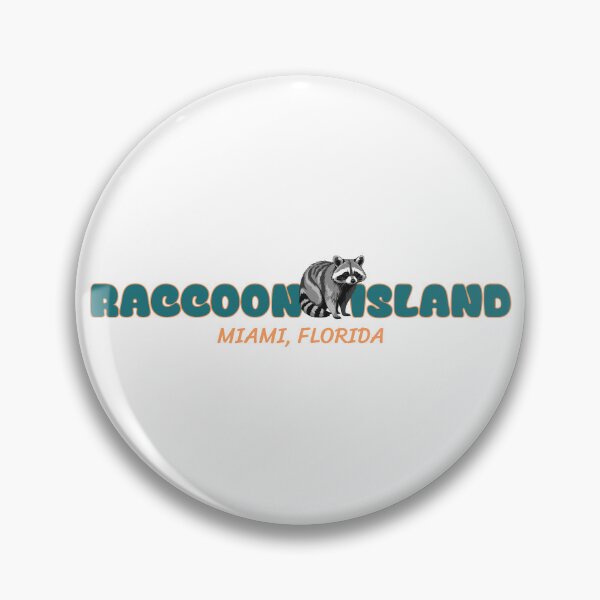 Item preview, Raccoon Island – Biscayne Bay Florida designed and sold by NoGoodDeeds.