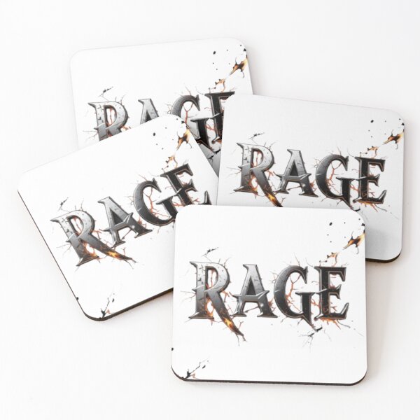 Artikelvorschau, Rage – Dunkle, metallische Kraft-Typografie entworfen und verkauft von DESIGNONET.