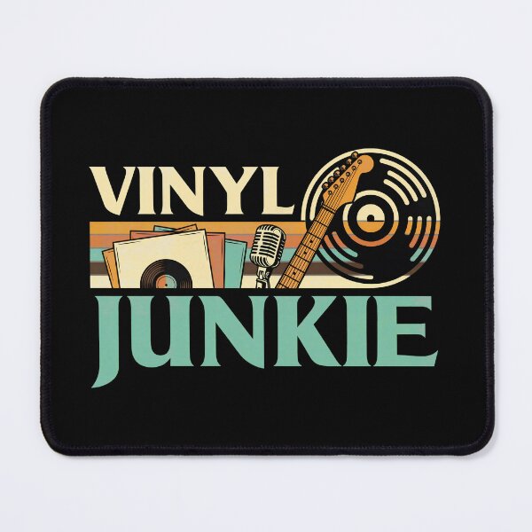 Item preview, Vinyl Junkie LP Records DJ Turntable Music Collector Gift designed and sold by Blok45.