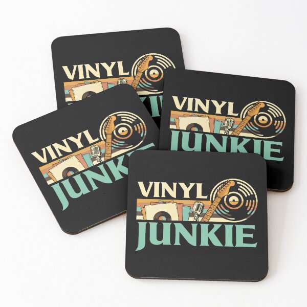 Item preview, Vinyl Junkie LP Records DJ Turntable Music Collector Gift designed and sold by Blok45.