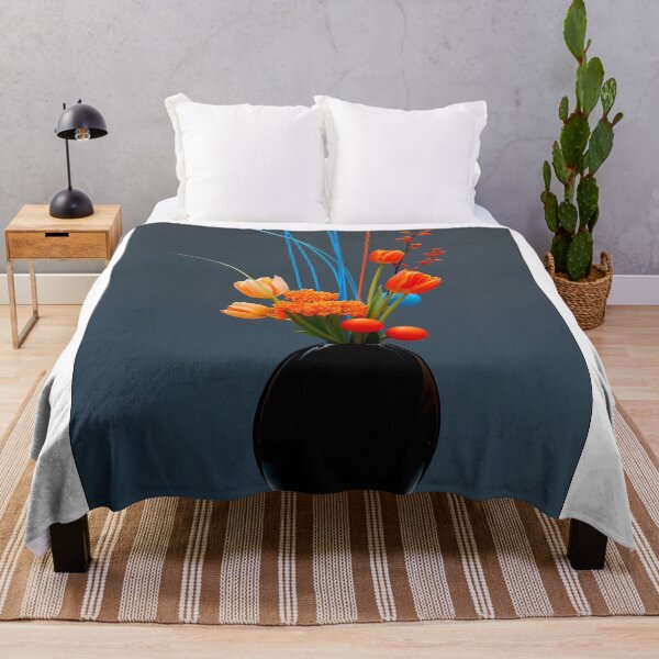 Item preview, Elegante arreglo floral en jarrón negro designed and sold by lautir.