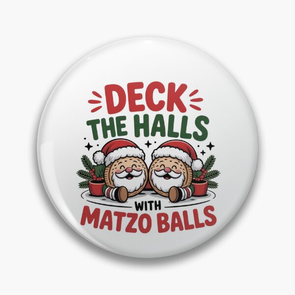 Item preview, Deck The Halls with Matzo Balls tshirt designed and sold by Jacky-Design.