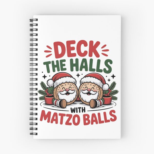 Item preview, Deck The Halls with Matzo Balls tshirt designed and sold by Jacky-Design.
