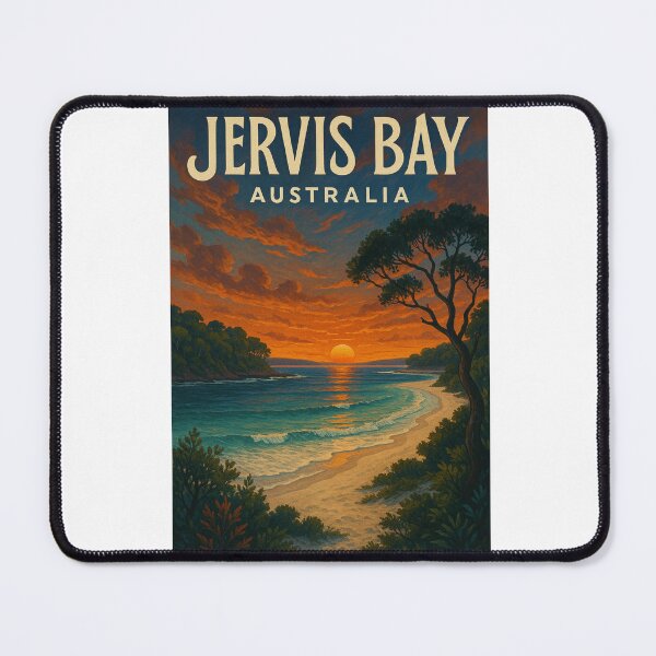 Item preview, Sunset Over Hyams Beach in Jervis Bay, New South Wales designed and sold by Aryabek.