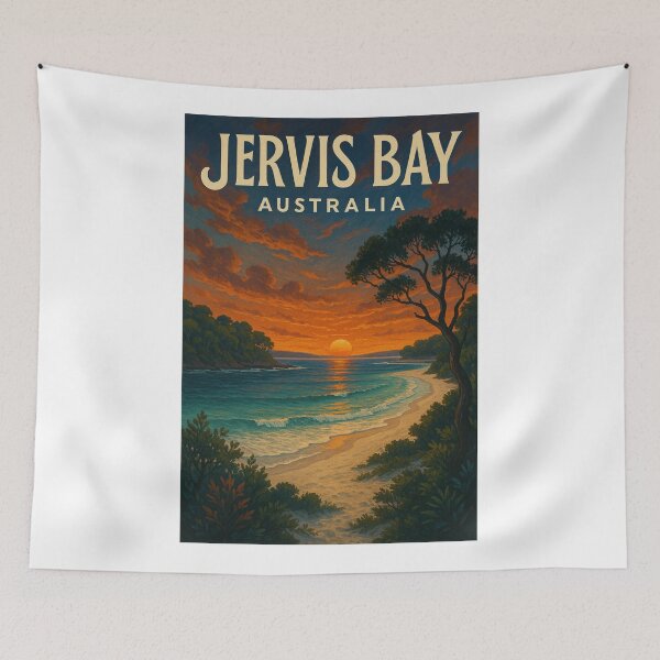 Item preview,  Sunset Over Hyams Beach in Jervis Bay, New South Wales designed and sold by Aryabek.