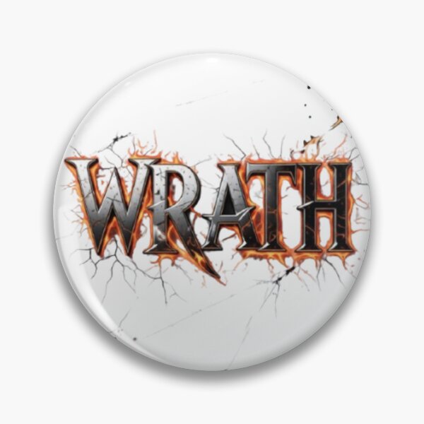 Item preview, Wrath – Dark Gothic Metal Typography designed and sold by DESIGNONET.