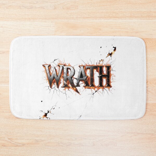 Item preview, Wrath – Dark Gothic Metal Typography designed and sold by DESIGNONET.