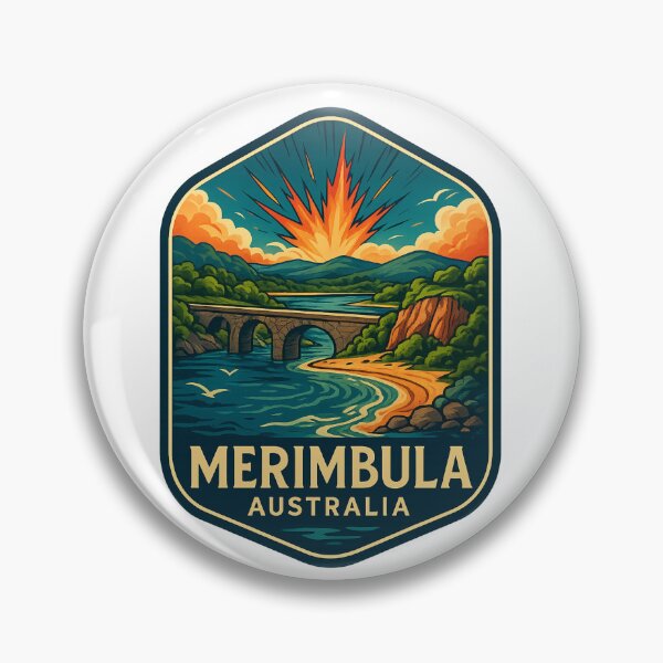 Item preview,  Merimbula Lake and Bridge on the Sapphire Coast, New South Wales designed and sold by Aryabek.
