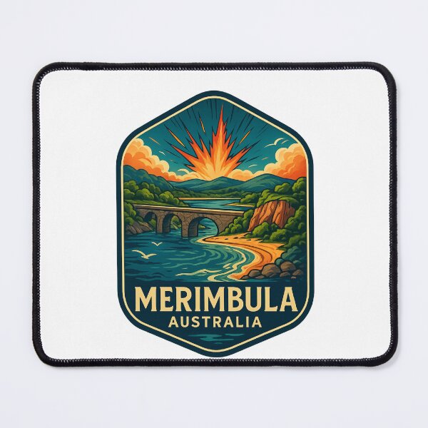 Item preview, Merimbula Lake and Bridge on the Sapphire Coast, New South Wales designed and sold by Aryabek.