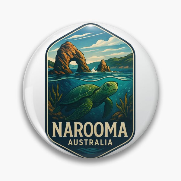 Item preview, Tortuga marina y roca australiana en Narooma, Nueva Gales del Sur designed and sold by Aryabek.