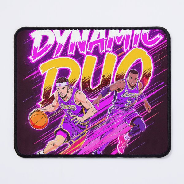 Item preview, Neon Dynamic Basketball Duo Graphic designed and sold by ChinzorigBAY.