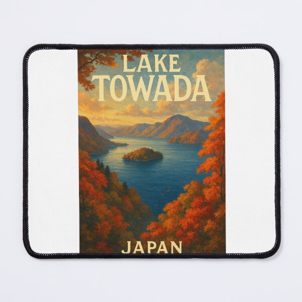 Item preview,  Scenic Overlook of Lake Towada and Oirase Gorge, Japan designed and sold by Aryabek.