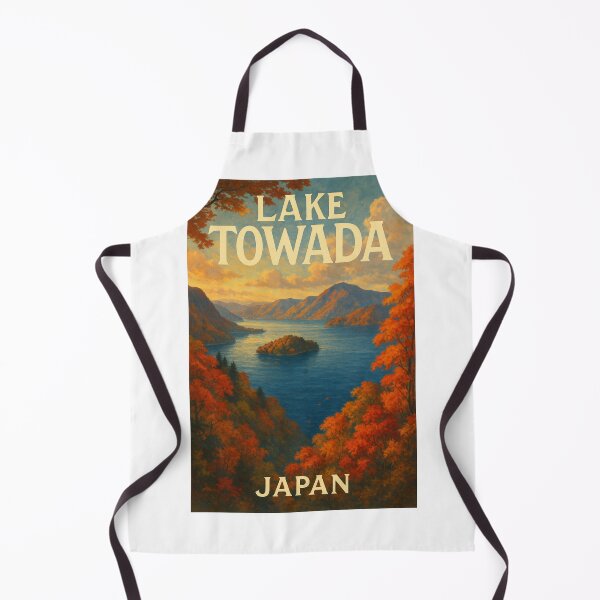 Item preview, Scenic Overlook of Lake Towada and Oirase Gorge, Japan designed and sold by Aryabek.