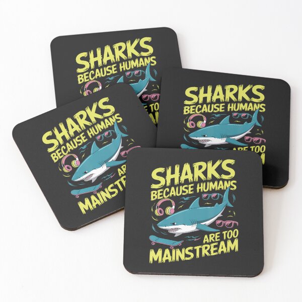 Item preview, Sharks Because Humans Are Too Mainstream Shark Diver designed and sold by ArleneJene.