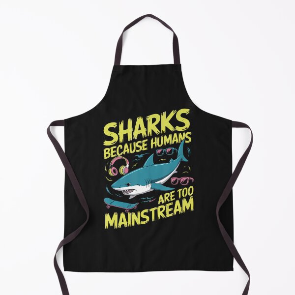 Item preview, Sharks Because Humans Are Too Mainstream Shark Diver designed and sold by ArleneJene.