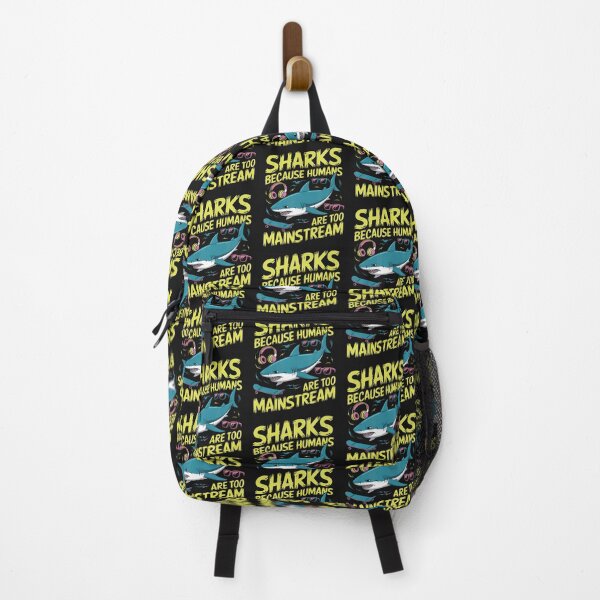 Item preview, Sharks Because Humans Are Too Mainstream Shark Diver designed and sold by ArleneJene.