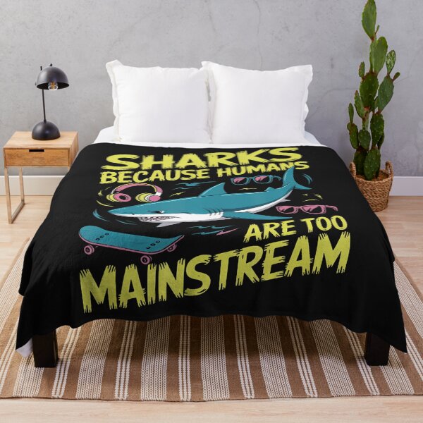 Item preview, Sharks Because Humans Are Too Mainstream Shark Diver designed and sold by ArleneJene.
