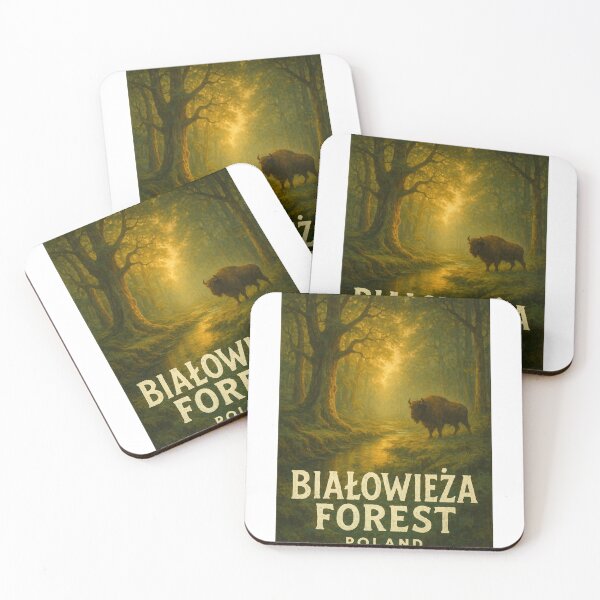 Item preview,  European Bison at Dawn in Białowieża Forest, Poland designed and sold by Aryabek.
