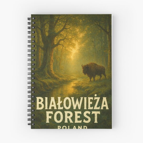 Item preview,  European Bison at Dawn in Białowieża Forest, Poland designed and sold by Aryabek.