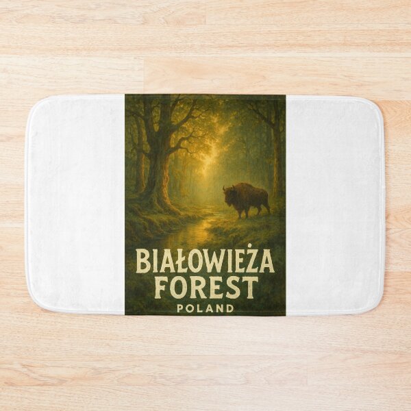 Item preview,  European Bison at Dawn in Białowieża Forest, Poland designed and sold by Aryabek.