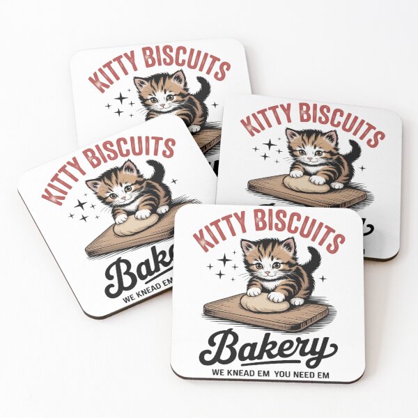 Item preview, Funny Kitty Biscuits Bakery Shirt, We Knead Em You Knead Em Shirt, Cat Owner Tee, Cute Cat Baking Shirt, Humorous Bakery Cat designed and sold by THREE LITTLE BEANS.